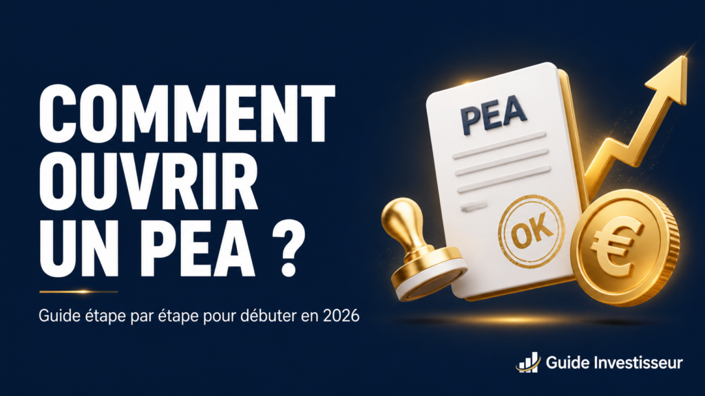 Comment ouvrir un PEA en 2026 étape par étape
