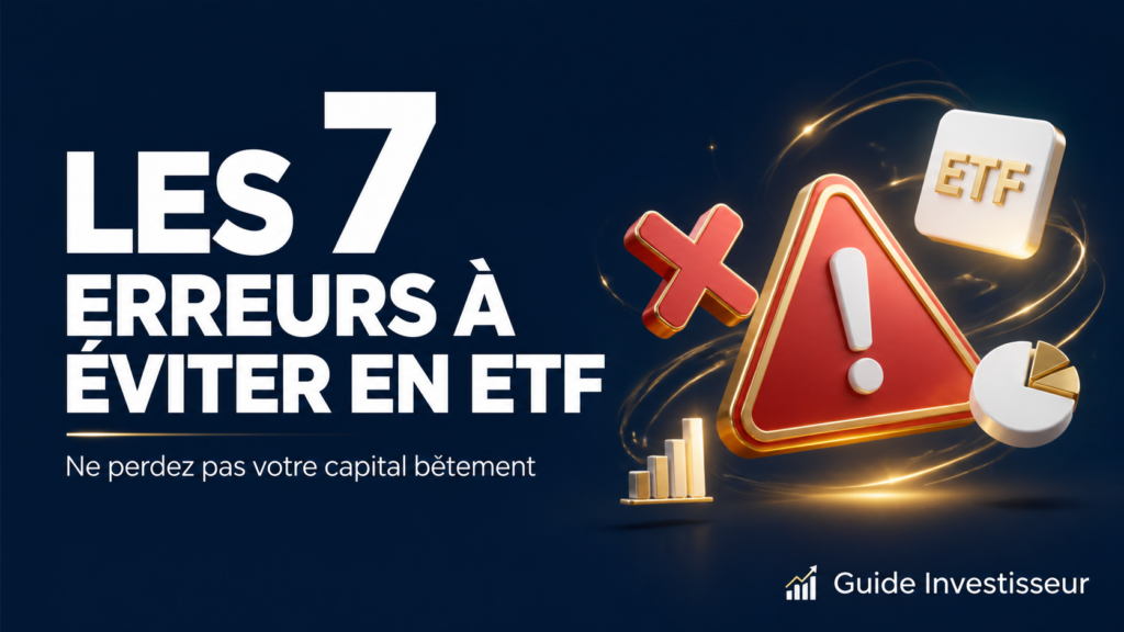 Les 7 erreurs ETF à éviter quand on débute en bourse