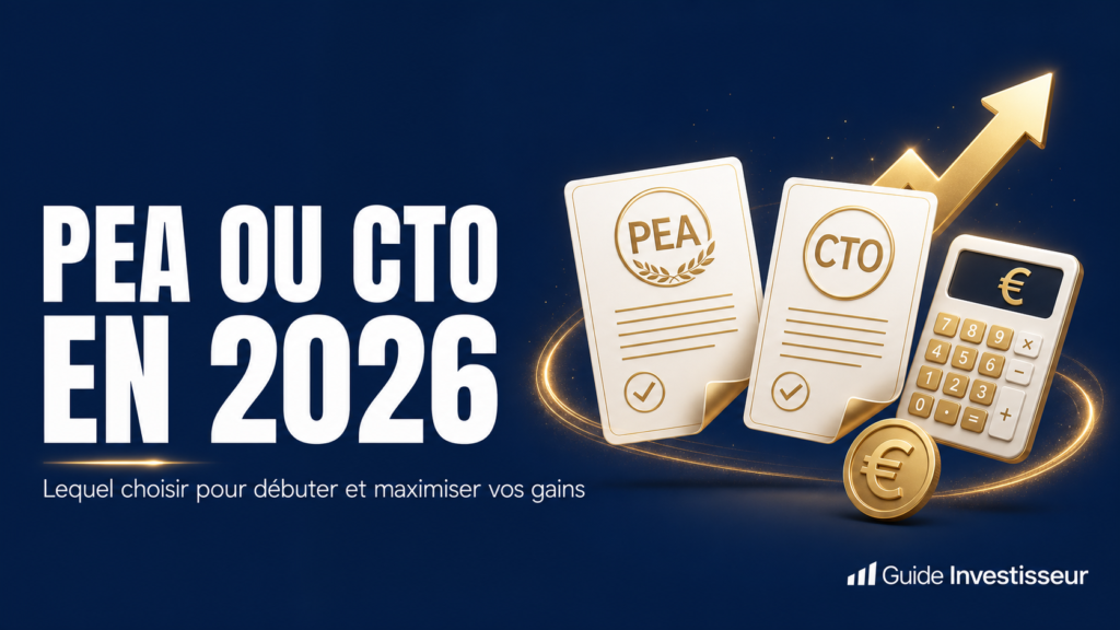PEA ou CTO en 2026 : lequel choisir pour débuter et maximiser vos gains